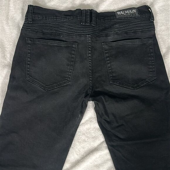 Balmain Men's Black Straight Leg Jeans! - Picture 5 of 7